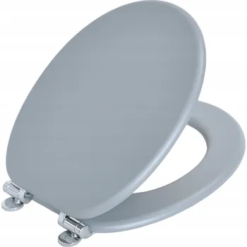 Obraz WC sedátko SINOBATH šedý lak, šedé MDF