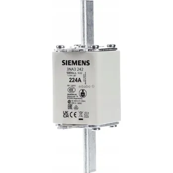 Nízkonapěťová pojistka HRC NH2 gL 224A 3NA3242 Siemens