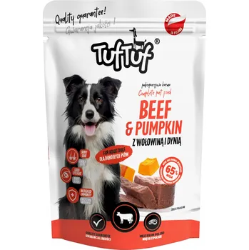 Krmivo pro psa Tuf Tuf Vlhké krmivo pro psy hovězí s dýní 300 gramů