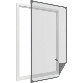 Síť proti hmyzu Síť proti hmyzu s magnetickým rámem Home Protect antracit 100 x 120 cm