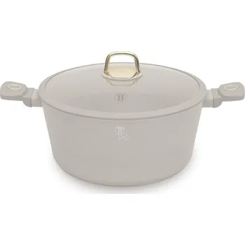 Hrnec BERLINGERHAUS Kastrol s titanovým povrchem a poklicí 30 cm Sahara Collection BH-8073
