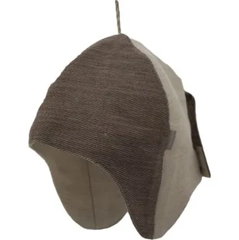 Emendo 2263 čepice do sauny lněná hnědá