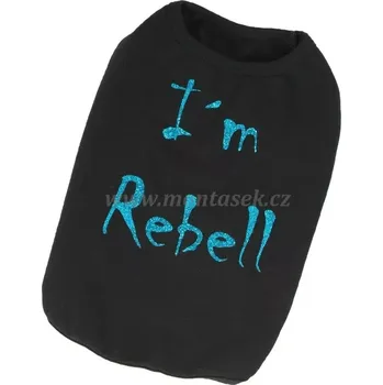 Obleček pro psa Triko pro psa černé Rebel (Oblečky pro psy )