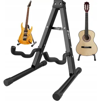 Kytarový stojan Stojan na kytaru stativ kovový skládací pro kytary do 12 kg