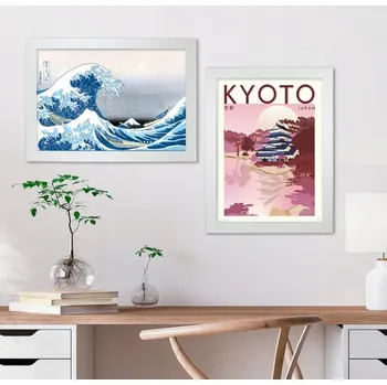 Obraz GBEYE - BÍLÝ MDF RÁM - 50 X 70 CM -