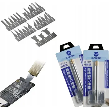 Pracovní nůž SUNSHINE SS-101A Otvírák / škrabka / nůž na odstraňování lepidla + 27 čepelí