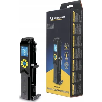 Kompresor Elektrická hustilka Michelin Mini kompresor USB dobíjecí černá