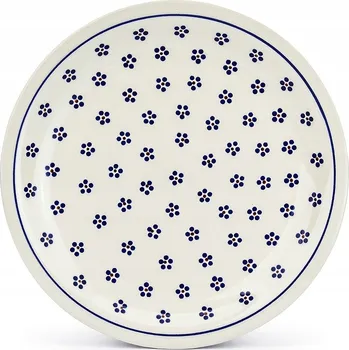 Talíř TALÍŘ mělký keramický jídelní BOLESŁAWIEC 225 K2