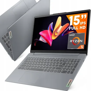 Notebook Notebook Lenovo IdeaPad Slim 3 15ABR8 15,6" AMD Ryzen 5 16 GB / 512 GB šedý