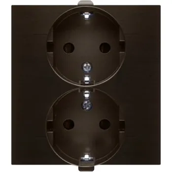 Elektrická zásuvka Kontakt-simon Elektrická Zásuvka - Simon Brown