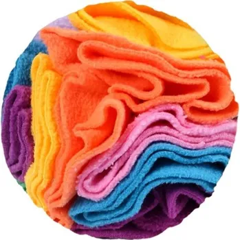 Hračka pro psa Čichací hračka pro psy Velikost M Koule se záhyby na pamlsky Interaktivní hračka pro čichovou práci a mentální trénink oranžová