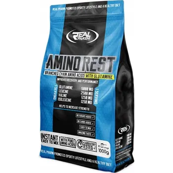 Aminokyselina Real Pharm Amino Rest 1000g BCAA glutamin