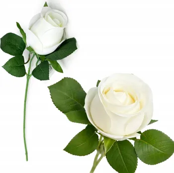 umělá květina RŮŽE UMĚLÁ JEDNODUCHÁ DEKORACE KYTICE JAKO ŽIVÁ DEKORACE DÁREK ŽENY