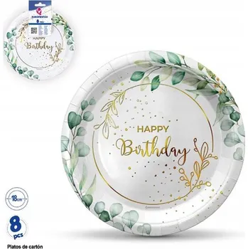 Talíř Zlatý papírový talíř