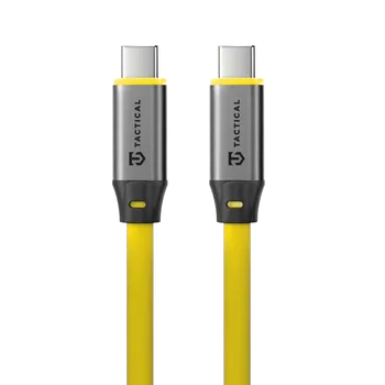 Datový kabel Tactical Fat Man 2.0 Cable USB-C/USB-C 1m Yellow 57983127955