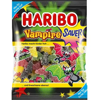 Bonbon Želé Bonbony bonbóny Vampier kyselé Haribo 175 g