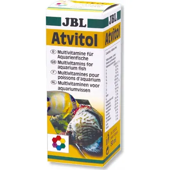 Akvarijní chemie Multivitaminové kapky pro ryby Atvitol JBL