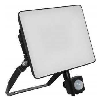 50W Reflektor FLUXI MC s pohybovým čidlem a kabelem / Čip SAMSUNG / B:6500K / Černý