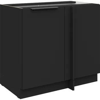 Kuchyňská linka Dolní skřínka SIENA - 105 ND 1F BB, Černá mat/Černá mat