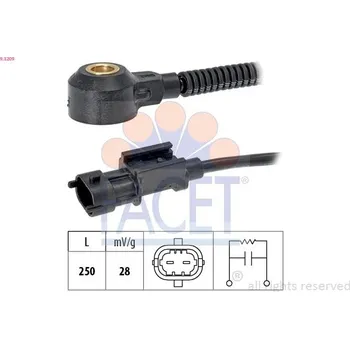 Čidlo automobilu Senzor klepání FACET 9.3209