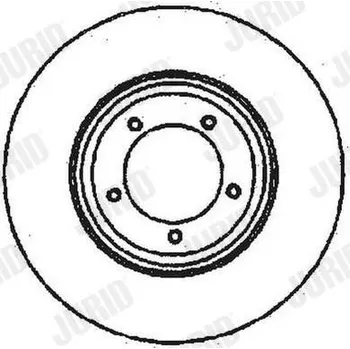 Brzdový kotouč Brzdový kotouč JURID 561352JC