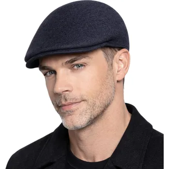 Čepice Vlněná bekovka Kangol Wool 507 tmavě modrá Velikost: 59 cm (L)