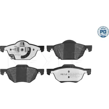 Brzdový systém Sada brzdových destiček, vždy 4 kusy v sadě MEYLE 025 237 2017/PD
