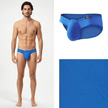 Slipy Zvýrazňující slipy Jockmail modré Velikost: L Anatomické; Hladké