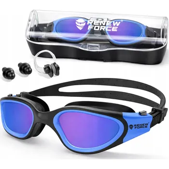 Plavecké brýle Plavecké brýle do bazénu ANTI-FOG Polarizační UV filtr + ŠPUNTY do uší