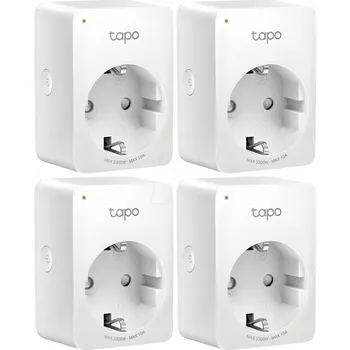 Elektrická zásuvka Chytrá zásuvka TP-Link, dálkově ovládaná, bílá, 4 ks
