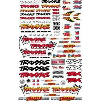 RC náhradní díl Traxxas samolepky Team Racing