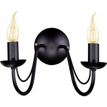 Nástěnné svítidlo Nástěnné svítidlo Kaja černé E14 60 W