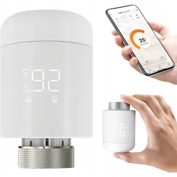 Inteligentní termostatická hlavice radiátoru s LCD displejem Smart Home Tuya WiFi