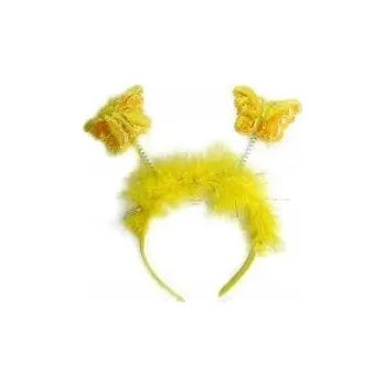 Čelenka Čelenka Motýlci žlutá