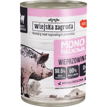 Krmivo pro kočku Wiejska Zagroda krmivo pro kočky Vepřové 400g