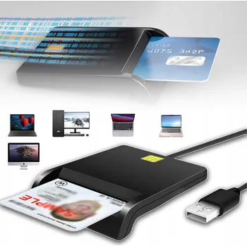 Čtečka paměťových karet ČTEČKA KARET IDENTITY USB, PODPORA DIGITÁLNÍHO PODPISU, ČTEČKA KARET IC SIM