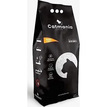 Podestýlka pro kočku Bentonitové stelivo Catmania 10L pomeranč