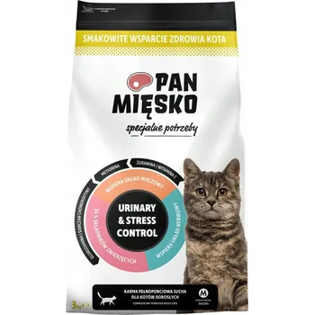 Krmivo pro kočku Pan Mięsko Urinary & Stress Control suché krmivo pro kočky 3 kg