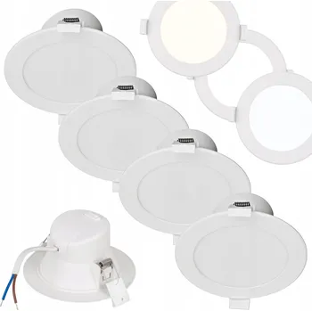 LED podomítkové svítidlo do stropu 4x SPOT 3 BARVY 7W bodovka 600lm halogen BÍLÁ