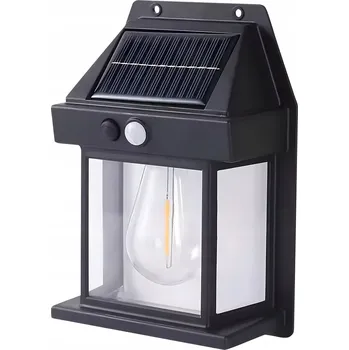 Venkovní osvětlení SOLÁRNÍ LAMPA LED ZÁVĚSNÉ SVÍTIDLO ZAHRADNÍ FASÁDNÍ SE SENZOREM POHYBU