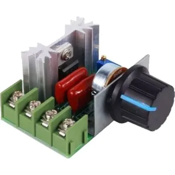 Elektronická součástka Stmívač a regulátor otáček pro komutátorové motory do 2000W