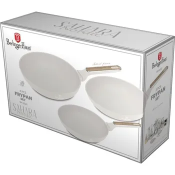 Pánev BERLINGERHAUS Sada pánví s titanovým povrchem 3 ks Sahara Nordic Collection BH-8322