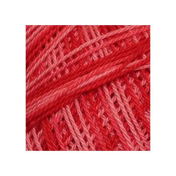 Příze Háčkovací příze Sněhurka ombré 34382 - červená