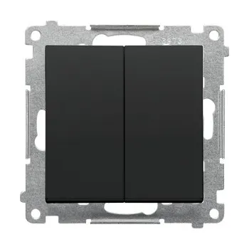 vypínač Simon 55 Jednopólový vypínač + Spínací tlačítko