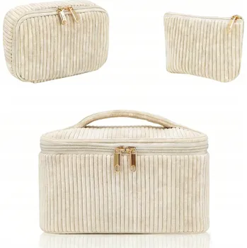 Kosmetická taška Velká kosmetická taška kufřík do koupelny cestovní kosmetické taštičky na kosmetiku 3KS