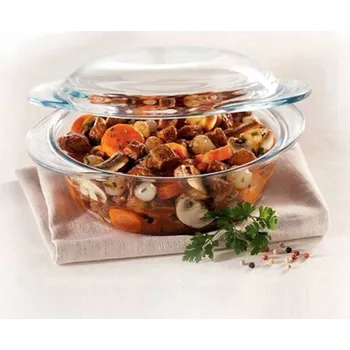 Dóza na potraviny Žáruvzdorná kulatá nádoba s víkem 1,0 l TERMISIL Classic