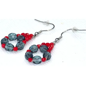 Náušnice Náušnice - šité - Carmen