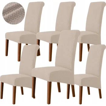 Potah na židli Potah na židli Ubieramy-meble BÉŽOVÁ CAPPUCCINO