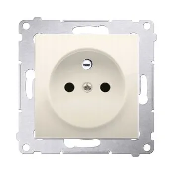 Elektrická zásuvka Elektrická Zásuvka zásuvka Kontakt-simon béžová