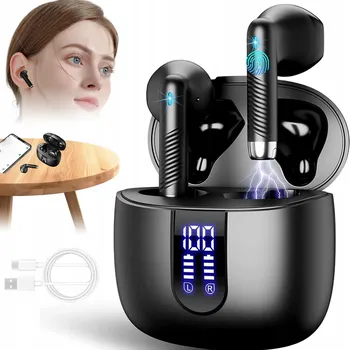 Sluchátka MINI BLUETOOTH 5.3 SLUCHÁTKA DO UŠÍ S LED DISPLEJEM